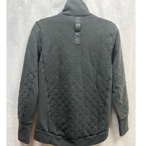 Lululemon Womens Engineered Warmth Half-Zip Pullover Emboss Black Size 4